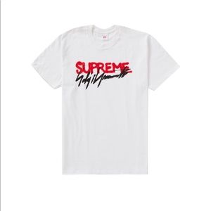 Supreme Yohji Yamamoto logo white